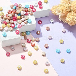 Opaque Mixed Color Acrylic Beads&nbsp;MACR-YW0002-48B