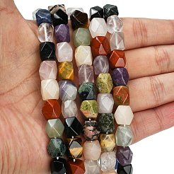 Natural Mixed Gemstone Beads Strands&nbsp;G-C220-B01-9x11mm