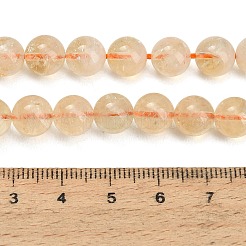 Natural Citrine Beads Strands&nbsp;GG-CBACB71-03-8mm