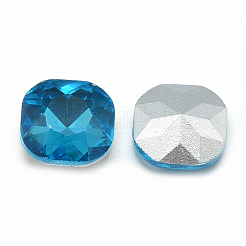 Pointed Back Glass Rhinestone Cabochons&nbsp;RGLA-T032-10x10mm-13