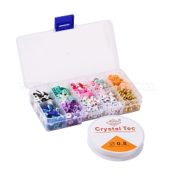DIY Heishi Surfer Bracelet Making Kits&nbsp;DIY-FS0002-77