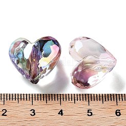 UV Plating Transparent Acrylic Beads&nbsp;MACR-K356-13