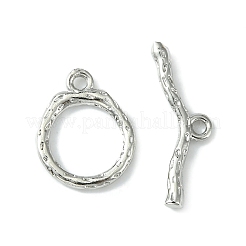 Rack Plating Eco-Friendly Brass Toggle Clasps&nbsp;KK-K330-43P