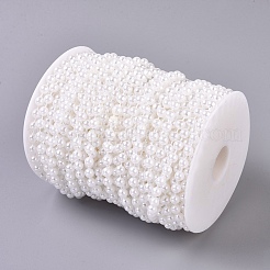 Handmade ABS Plastic Imitation Pearl Beaded Chains&nbsp;KY-WH0020-16