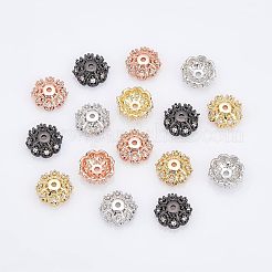 Multi-Petal Brass Micro Pave Cubic Zirconia Bead Caps&nbsp;ZIRC-NB0001-44