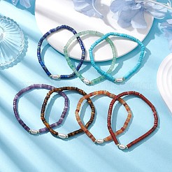 Natural Gemstone and Pearl Beads Btacelets&nbsp;BJEW-JB10681
