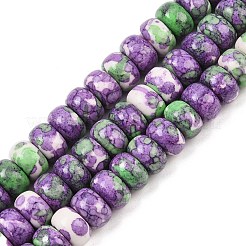Dyed Synthetic Riverstone Beads Strands&nbsp;G-Z105-C01-01B
