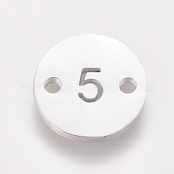 Non-Tarnish Numbers 304 Stainless Steel Links&nbsp;LS-STAS-G216-05P