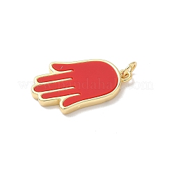 Brass Resin Pendants&nbsp;KK-L239-066G