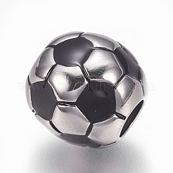 304 Stainless Steel European Beads&nbsp;LS-STAS-O101-03P-14