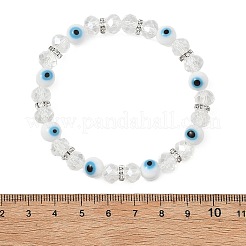 Handmade Lampwork & Glass Beads Stretch Bracelets for Women&nbsp;BJEW-JB13804