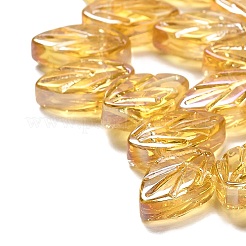 Electroplate Glass Beads Strands&nbsp;EGLA-B004-02A-AB01