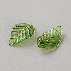 100Pcs Transparent Acrylic Charms&nbsp;MACR-CJC0004-30B