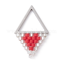 Handmade Loom Pattern MIYUKI Delica Seed Beads&nbsp;PALLOY-MZ00167