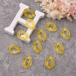 Transparent Acrylic Linking Rings&nbsp;OACR-S036-001B-K11