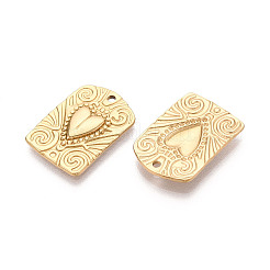 304 Stainless Steel Pendants&nbsp;STAS-T067-81G