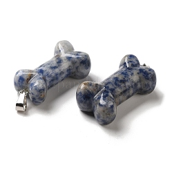 Natural Blue Spot Jasper Pendants&nbsp;G-K353-02P-06