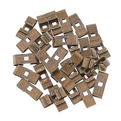 50Pcs Tibetan Style Iron Bolo Tie Slides Clasp Accessories&nbsp;IFIN-FH0001-76