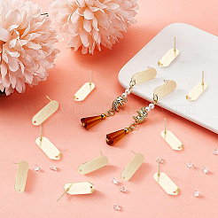 20Pcs Brass Stud Earring Findings&nbsp;KK-BC0008-58