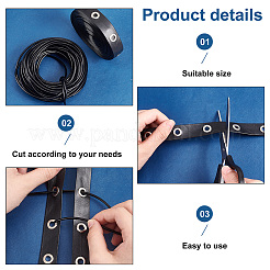 2 Styles Flat Imitation Leather & Cowhide Leather Cords&nbsp;LC-PH0001-12