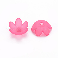 Frosted Acrylic Bead Caps&nbsp;MACR-S371-07A