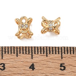 SHEGRACE Brass Clear Cubic Zirconia Beads&nbsp;XGRQ4G675-684G