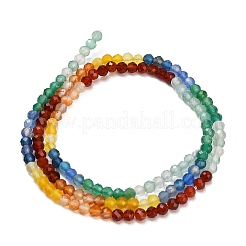 Gradient Color Natural Agate Beads Strands&nbsp;GG-CBA4399-A04-01B