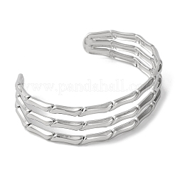 304 Stainless Steel Cuff Bangles for Women&nbsp;BJEW-B104-19P
