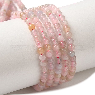 Natural Morganite Beads Strands&nbsp;G-B090-A24-03-1