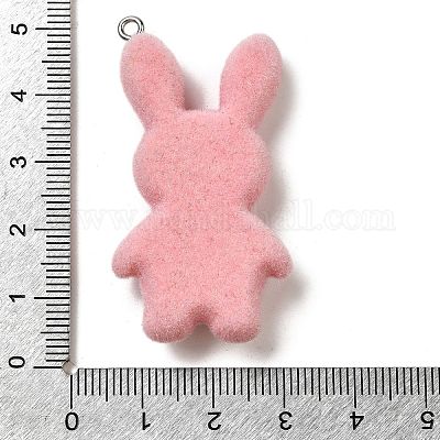 Flocky Resin Pendants&nbsp;RESI-E059-03A-1