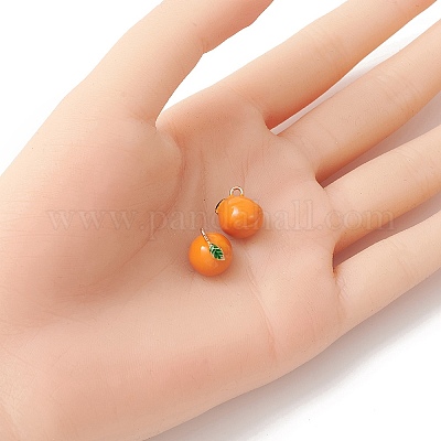 2Pcs Brass Enamel Charms&nbsp;KK-YW0001-94-1