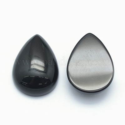 Natural Obsidian Cabochons&nbsp;G-E491-B-07-1