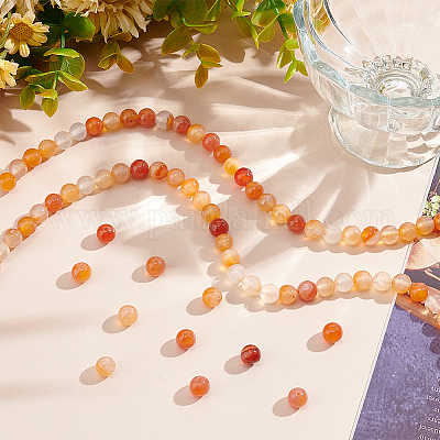 2 Strands Natural Red Agate Beads Strands&nbsp;G-OC0004-25-1