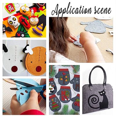 Polyester Felt Sticker&nbsp;DIY-WH0223-18A-1