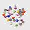 Glass Hotfix Rhinestone, Grade AA, Flat Back & Faceted, Flat Round, Mixed Color, SS12, 3.0~3.2mm, about 1440pcs/bag