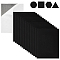 Self-adhesive Felt Fabric, Rectangle, Black, 200x150x5mm