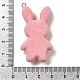 Flocky Resin Pendants&nbsp;RESI-E059-03A-3