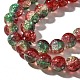 Crackle Glass Beads Strands&nbsp;CCG-C002-6mm-12-3