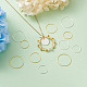 Brass Linking Rings&nbsp;KK-YS0001-03-13