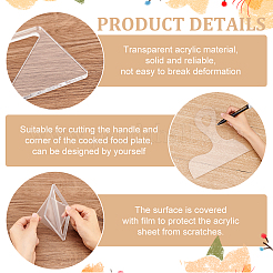 2 Sets 1 Styles Transparent Acrylic Stamping Blocks Tools&nbsp;DIY-BC0006-88