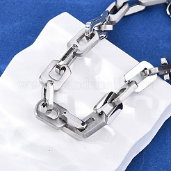304 Stainless Steel Link Chain Bracelets for Women Men&nbsp;BJEW-R018-17P