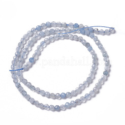 Natural Aquamarine Beads Strands&nbsp;G-F596-26-2mm