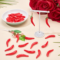 30Pcs Handmade Porcelain Pendants&nbsp;PORC-SC0001-54B