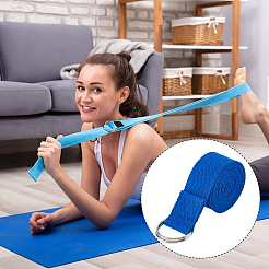 6Pcs 6 Colors Polyester Cotton Yoga Stretching Strap&nbsp;DIY-FH0010-79