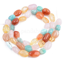 Natural Mixed Gemstone Beads Strands&nbsp;G-S359-153