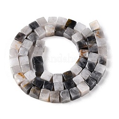 Natural Eagle Eye Stone Beads Strands&nbsp;G-T139-6x6-28A