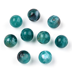 Round Imitation Gemstone Acrylic Beads&nbsp;X-OACR-R029-8mm-17