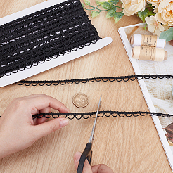 10 Yards Polyester Braided Trims with Elastic Button Loops&nbsp;EC-WR0001-02A
