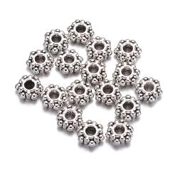 Tibetan Style Flower Spacer Beads&nbsp;X-AA0528