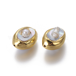 Natural Baroque Pearl Cultured Freshwater Pearl Beads&nbsp;PEAR-F011-23G